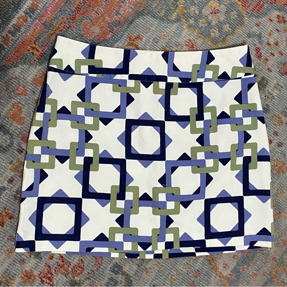 Geographic Mini Skirt